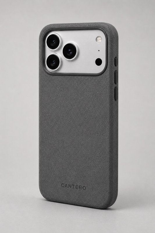 Alcantara iPhone Case - Graphite Grey