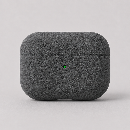 Alcantara Airpods Case - Graphite Grey