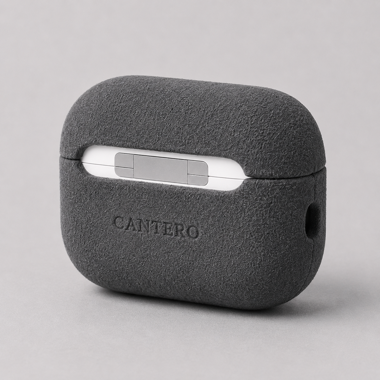 Alcantara Airpods Case - Graphite Grey
