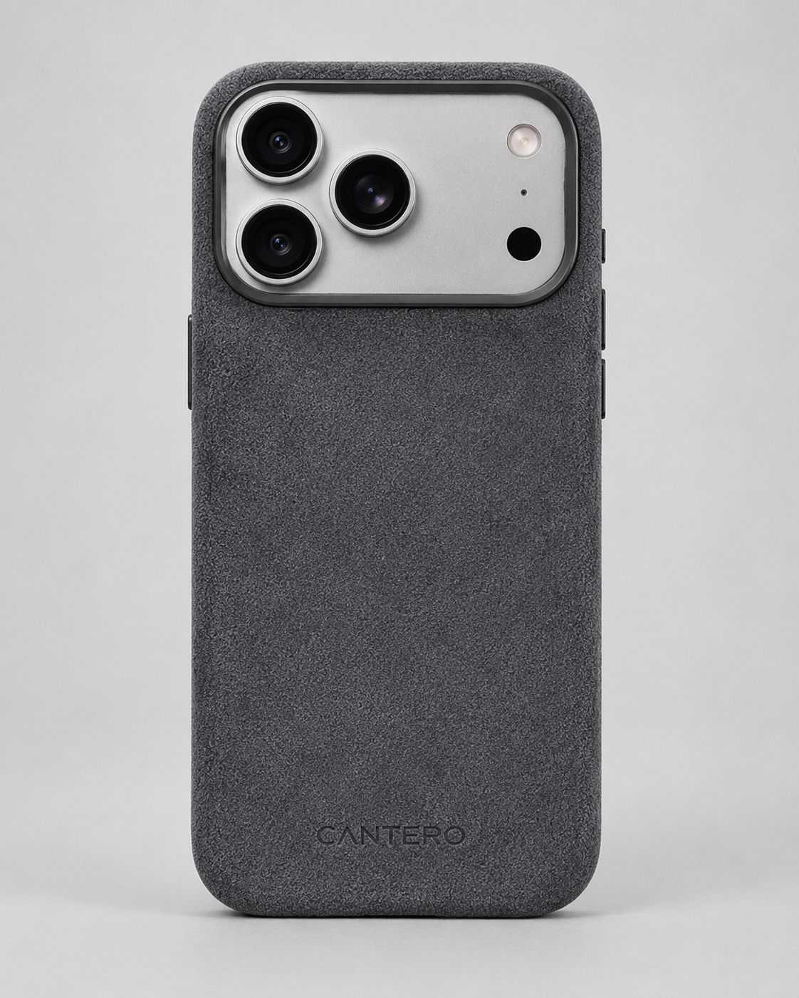 Alcantara iPhone Case - Graphite Grey