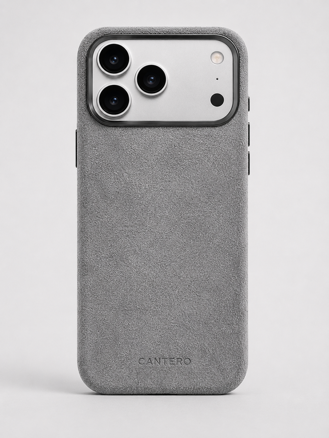 Alcantara iPhone Case - Slate Grey