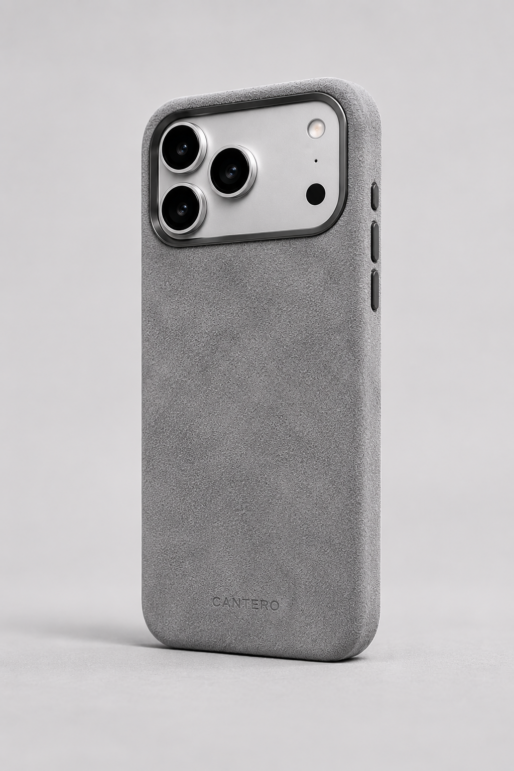 Alcantara iPhone Case - Slate Grey