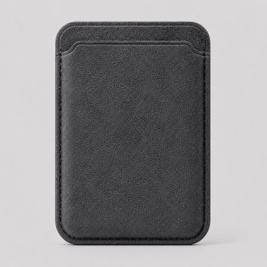 Alcantara Magsafe Wallet - Graphite Grey