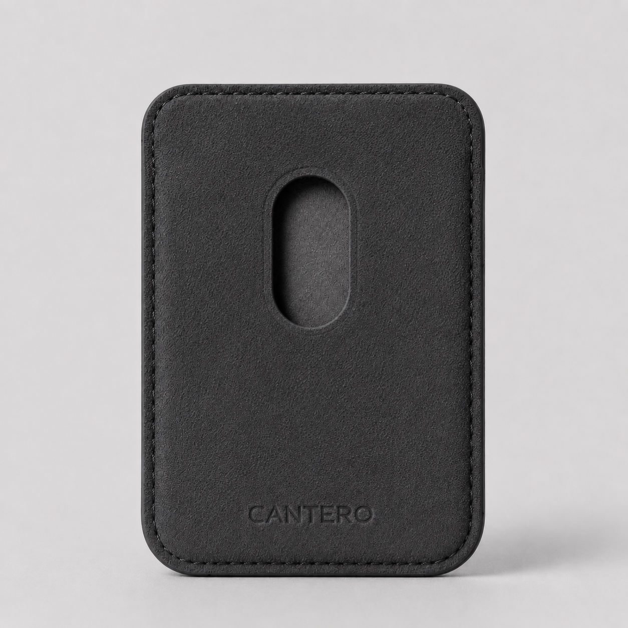 Alcantara Magsafe Wallet - Graphite Grey