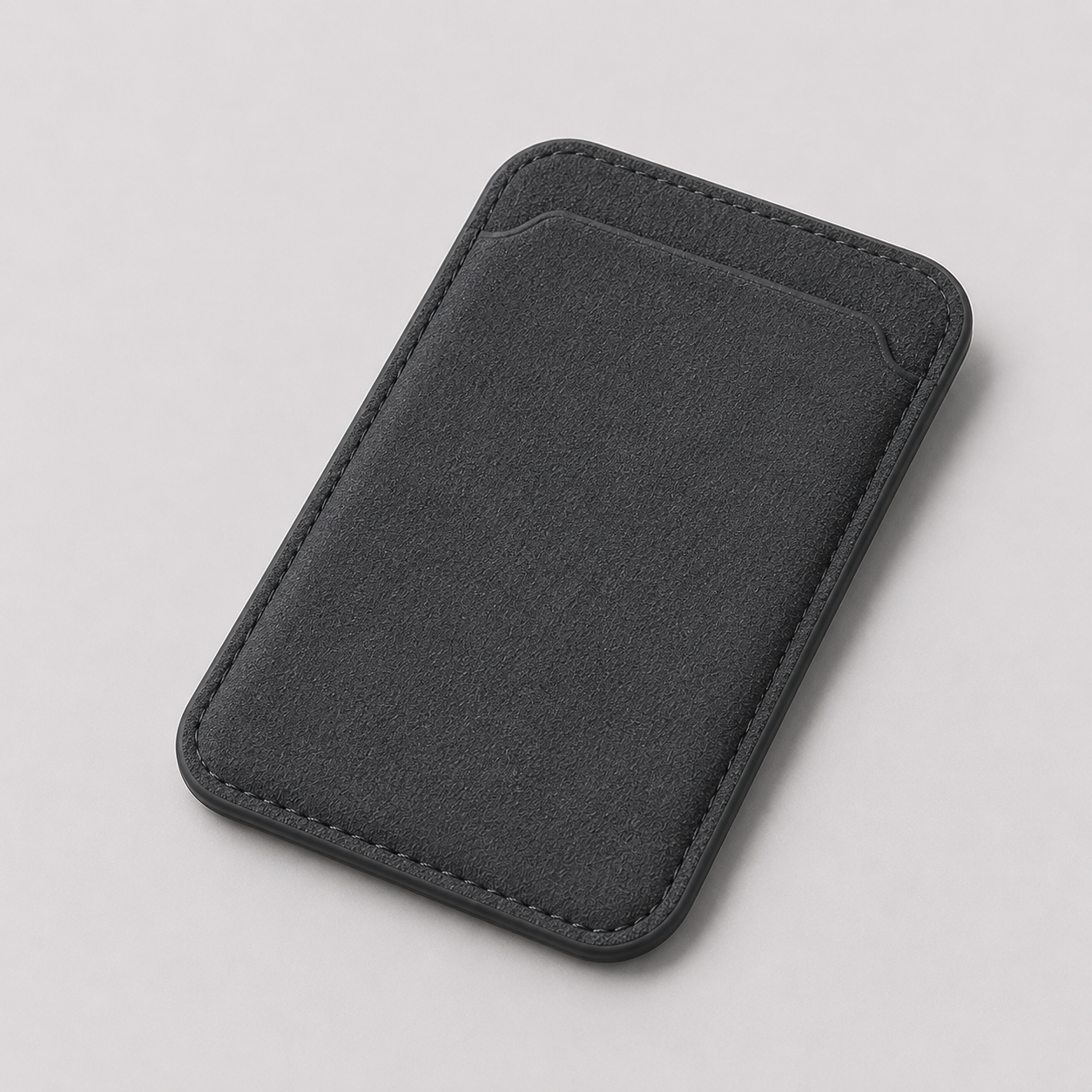 Alcantara Magsafe Wallet - Graphite Grey
