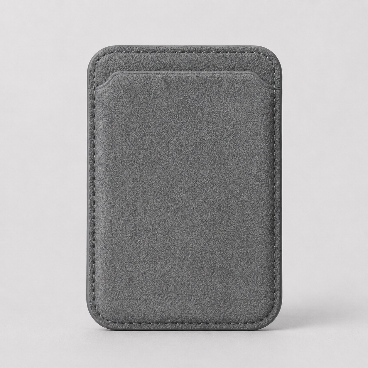 Alcantara Magsafe Wallet - Slate Grey